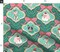 Christmas Damask Furry Friends Pets Dogs Christmas Ornaments Festive Dalmatian Poodle Terrier Cute Christmas Baubles Festive Pets Green Pink Custom Printed Fabric by Spoonflower Various Fabrics by the Yard or Fat Quarter